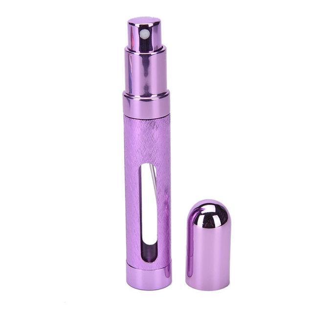 Recipiente portabile pentru cosmetice de parfum de 12 ml Mini atomizator de parfum de călătorie din aluminiu Dispenser reîncărcat cu auto-pompare Sticle spray - plusminusco.com