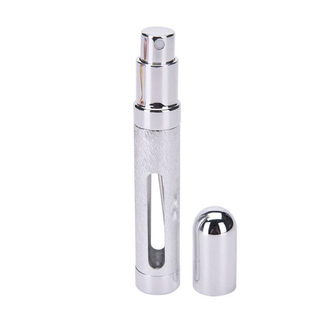 12 ml kaasaskantavad parfüümi kosmeetikakonteinerid Mini alumiiniumist reisiparfüümi pihusti isepumbatavad korduvtäidetavad dosaatoriga pihustuspudelid – plusminusco.com