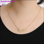12 Zodiac Letter Constellations Pendants Necklace For Women - plusminusco.com