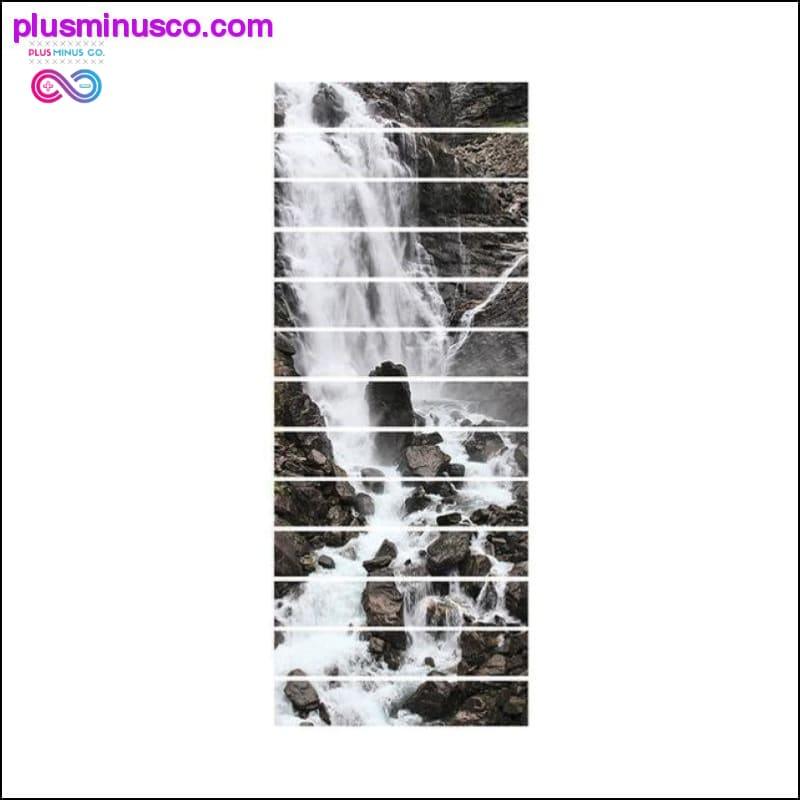 13 бр./компл. Направи си сам 3D стикери за стълби Стикери за стълби във водопад - plusminusco.com