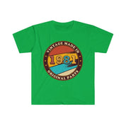 1981 Vintage Birthday T-Shirt, Funny 80s Retro Inspired Graphic Tee Shirt,  1981 Vintage Original Parts,  Vintage Birthday Gift - plusminusco.com