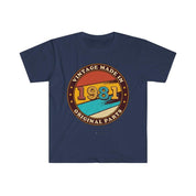 1981. gada vintage dzimšanas dienas T-krekls, smieklīgs 80. gadu retro iedvesmots grafisks T-krekls, 1981. gada retro stila oriģinālās detaļas, vintage dzimšanas dienas dāvana — plusminusco.com