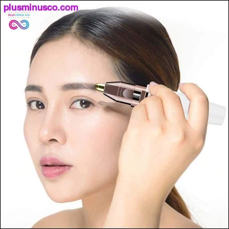 2 IN 1 Lady Epilators Electric Eyebrow Trimmer USB - plusminusco.com