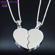 2 PCS Heart Best Friend Stainless Steel Necklace for Friend - plusminusco.com