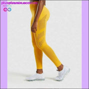 2 шт./комплект безшовного жіночого спортивного костюма, довгого одягу для тренувань у тренажерному залі - plusminusco.com