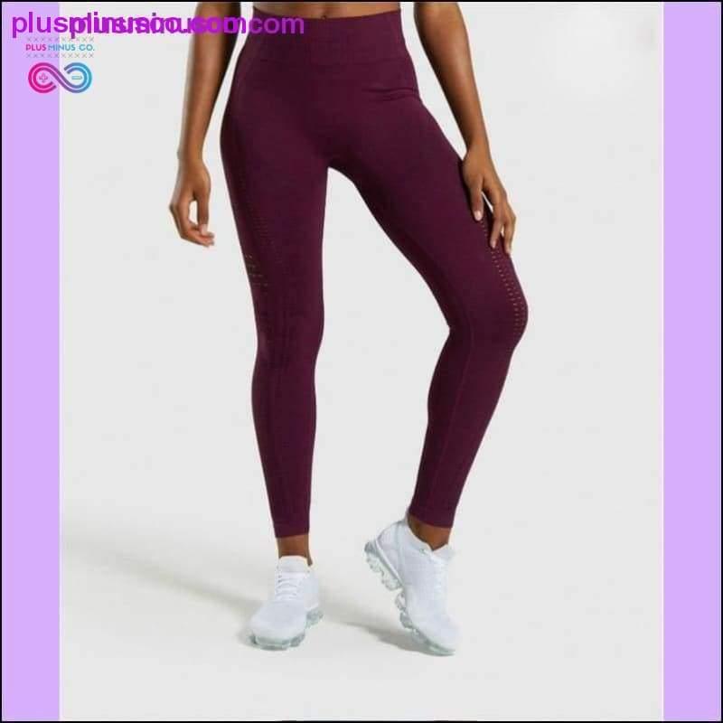 set Seamless Women Sport Suit Gym Workout Clothes Long - plusminusco.com