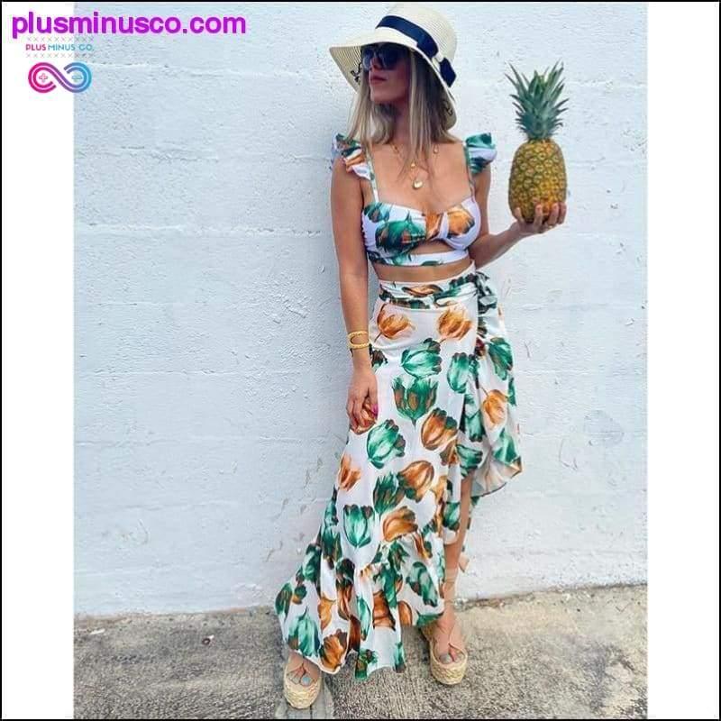 Backless Tunic Beach Dress Bikini Long Dress Print - plusminusco.com