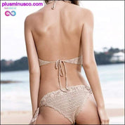 Novi trokutasti gornji dio bikinija za 2020. ženski izdubljeni kupaći kostim - plusminusco.com