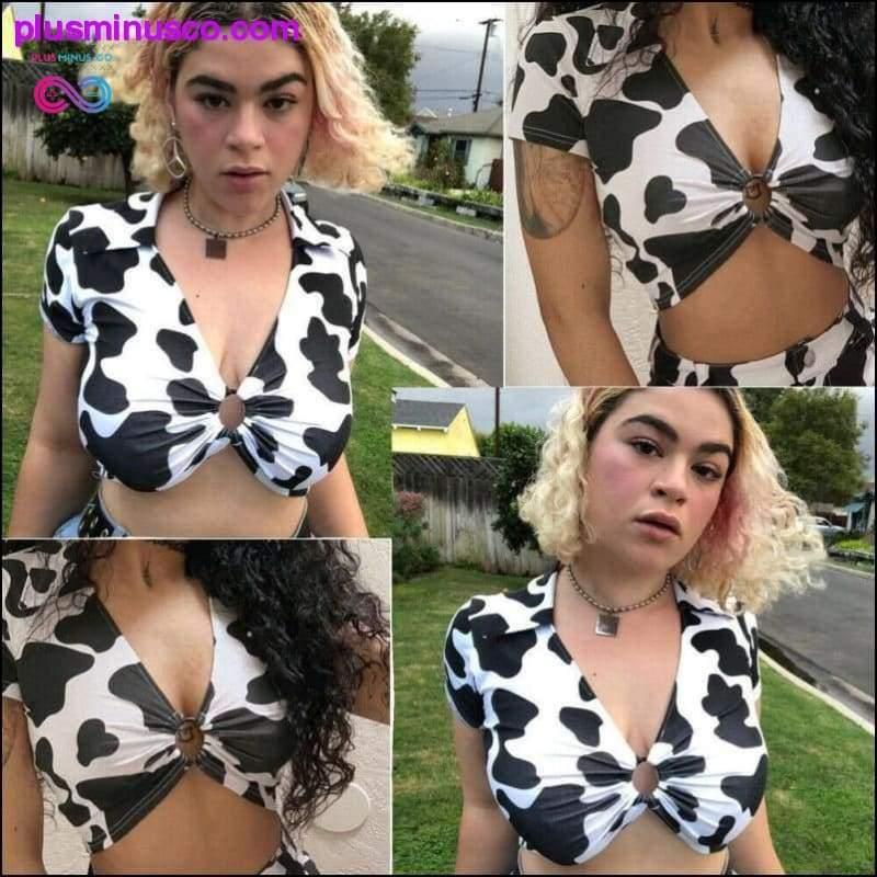 2020 Newest Hot Fashion Sexy Women Summer Tops Short Sleeve - plusminusco.com