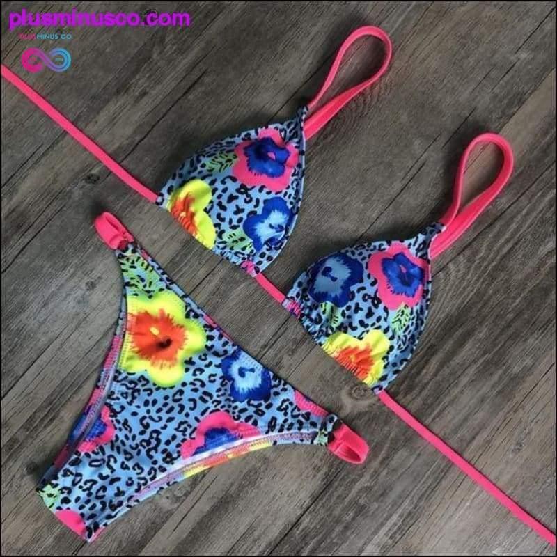 2020 seksowne bikini damski strój kąpielowy mini bikini damskie stroje kąpielowe - plusminusco.com