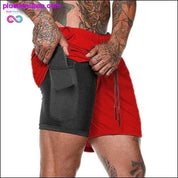 2020 Summer Running Shorts Men 2 in 1 Sports Jogging Fitness - plusminusco.com