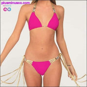 Купальник Jewel, женский комплект бикини, сексуальный купальный костюм, 2021 - plusminusco.com
