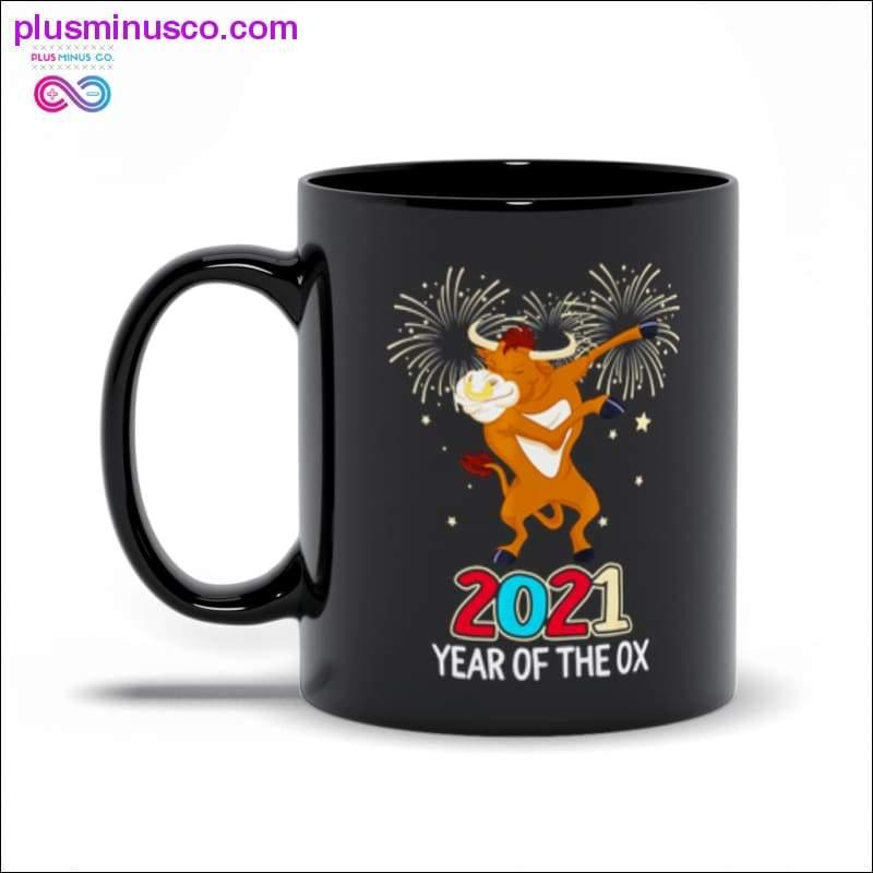 2021 Year of the OX Black Mugs Hrnčeky - plusminusco.com