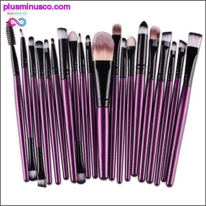 20Pcs Eye Makeup Brushes Set Cosmetic Kit - plusminusco.com