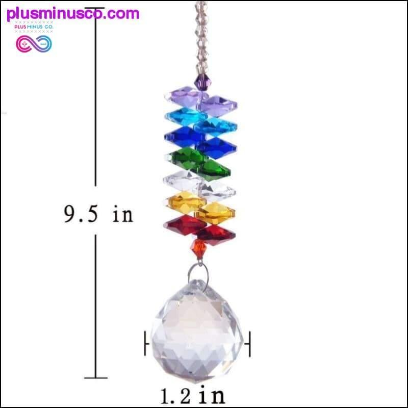 Подвеска-подвеска-шар-призма с кристаллами 24 см - plusminusco.com