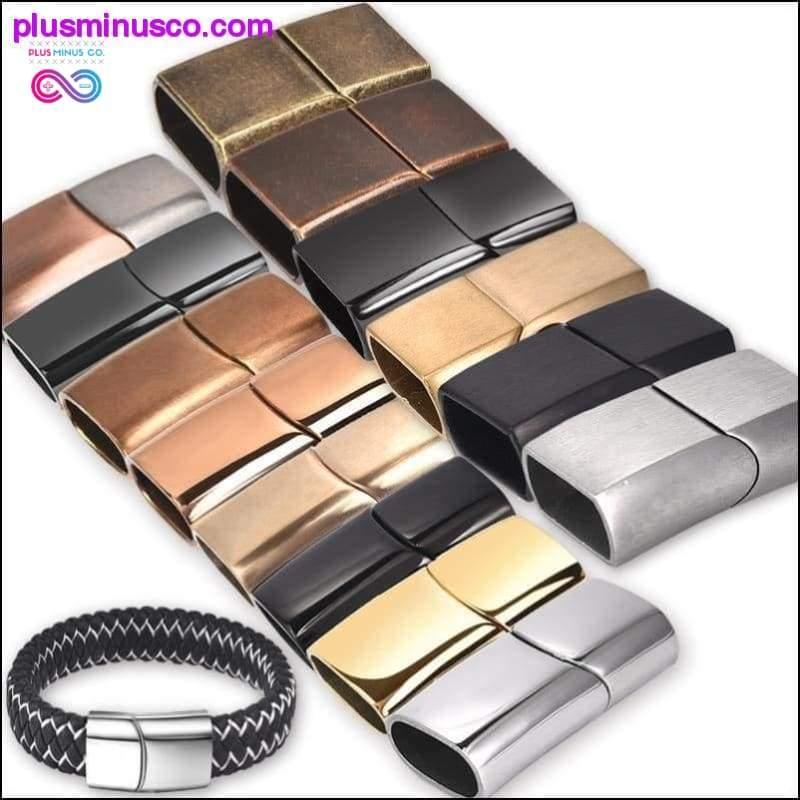 2 st rostfritt stål magnetiska spännen Charms kopplingsspänne - plusminusco.com