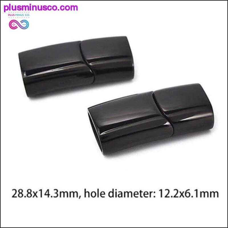 2pcs Stainless Steel Magnetic Clasps Charms Connector Buckle - plusminusco.com