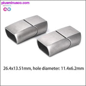 2pcs Stainless Steel Magnetic Clasps Charms Connector Buckle - plusminusco.com