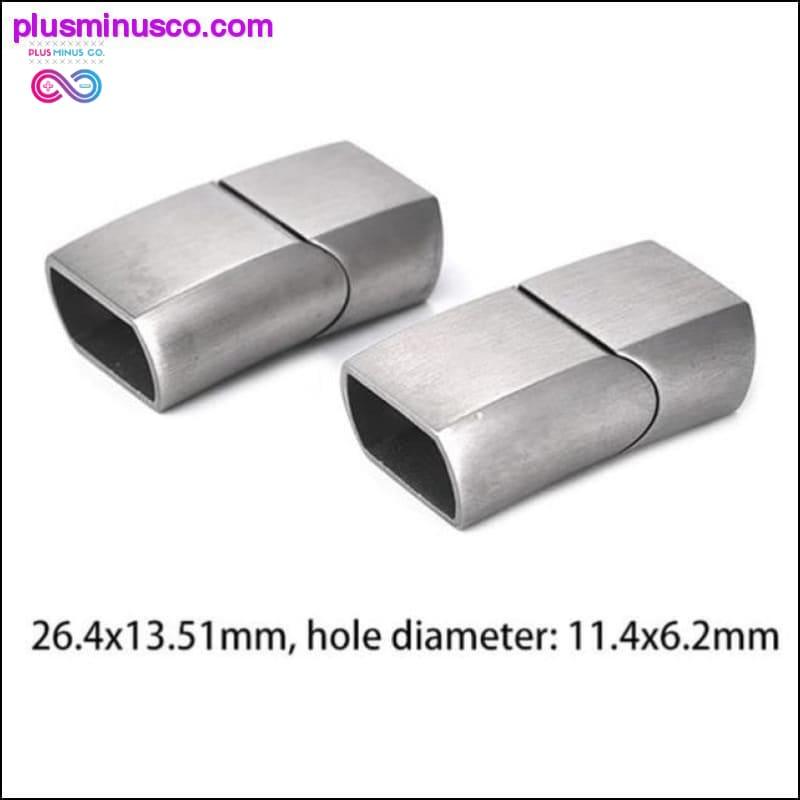 2pcs Stainless Steel Magnetic Clasps Charms Connector Buckle - plusminusco.com