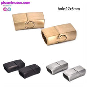 2 peças de fechos magnéticos de aço inoxidável com fivela de conector - plusminusco.com