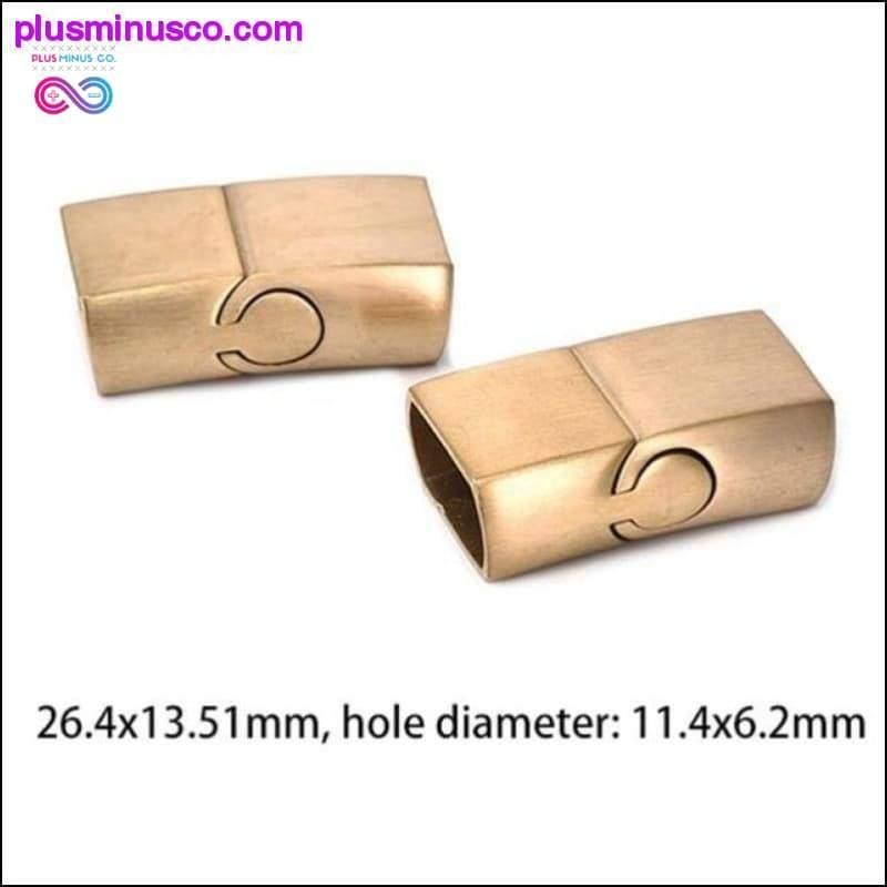 2pcs Stainless Steel Magnetic Clasps Charms Connector Buckle - plusminusco.com