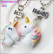 2PCS Unicorn Friendship tai Best Friend -kaulakorut ja riipukset - plusminusco.com