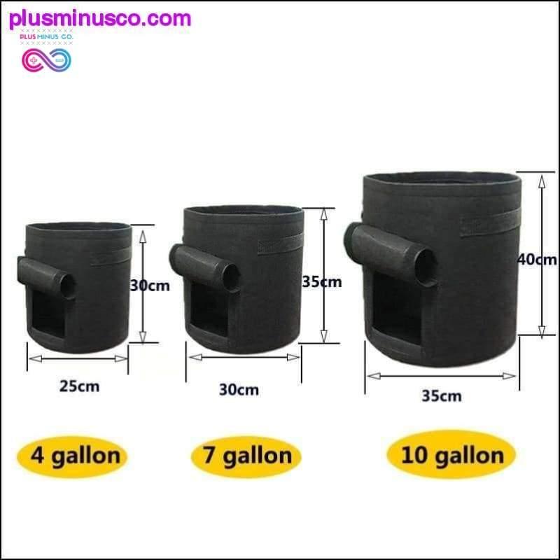 3 size Plant Grow Bags home garden Potato pot greenhouse - plusminusco.com