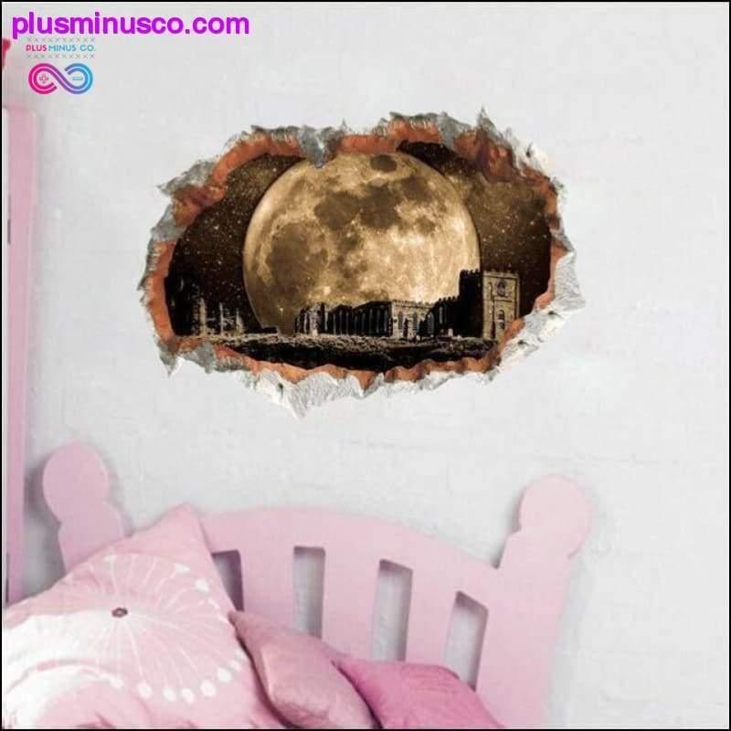 가정과 사무실을 위한 3D 깨진 벽 구멍 벽 스티커 - plusminusco.com