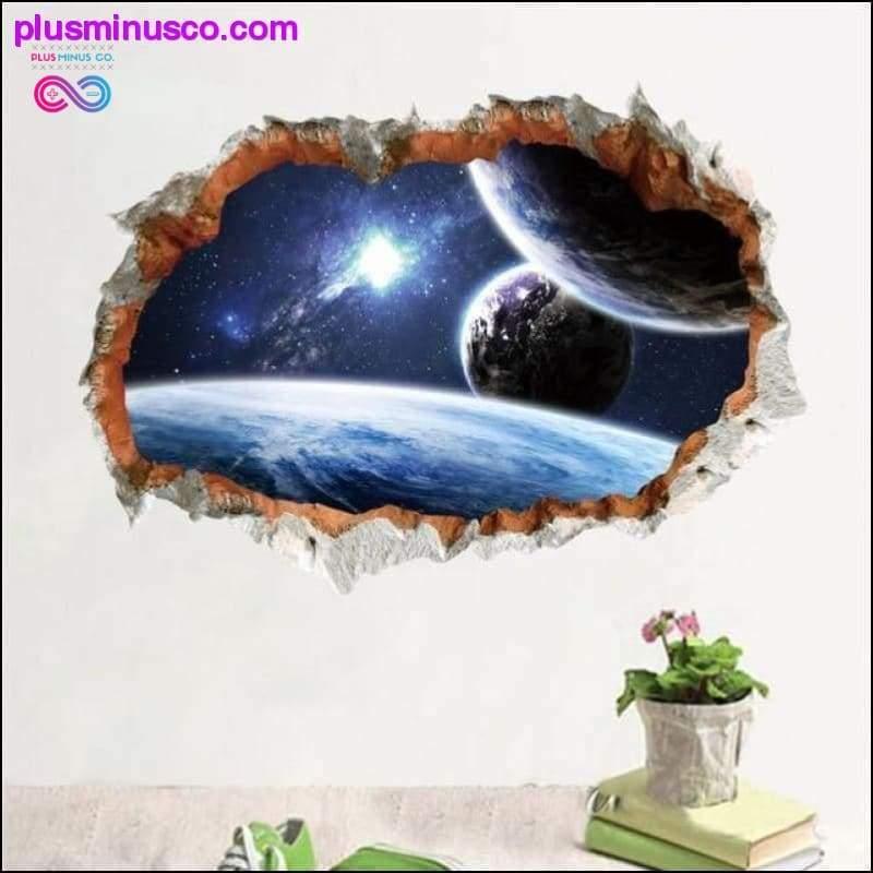 3D Broken Wall Hole Wall Stickers For Home and Office - plusminusco.com