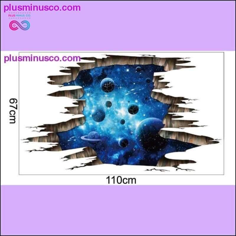 3d Cosmic Space galaxy Väggdekal för barnrum - plusminusco.com