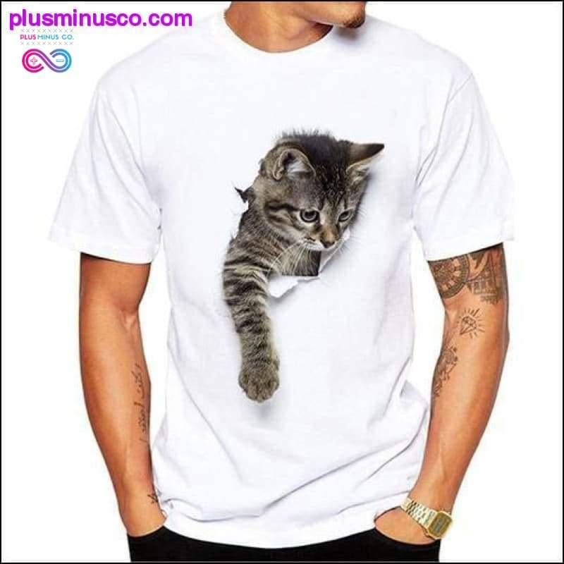 3D süße Katzen-T-Shirts - plusminusco.com