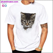Camisetas fofas de gatos 3D - plusminusco.com