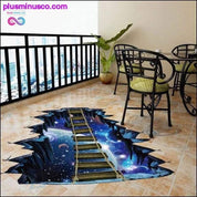 3D Galaxy Star Bridge piso/pegatina de pared decoración del hogar para - plusminusco.com