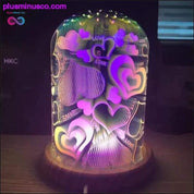 Lampă de masă 3D Magic Night Light LED USB Inovatoare - plusminusco.com