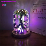 Candeeiro de mesa com luz noturna mágica 3D LED USB inovador - plusminusco.com