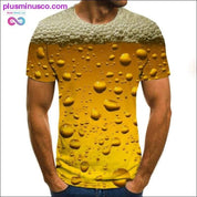 3D Baskılı Erkek Tişörtü, Havalı ve Komik Erkek Gömlek - plusminusco.com