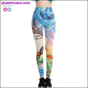3D-gedruckte Blumenaugen-Leggings/Yogahosen für Damen - plusminusco.com