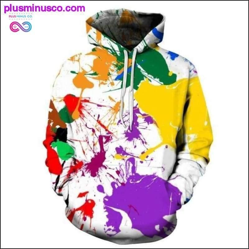 3D-printede hættetrøjer/sweatshirts, Unisex høj kvalitet - plusminusco.com