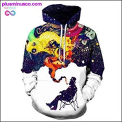 3D drukas jakas/džemperi, augstas kvalitātes unisex — plusminusco.com