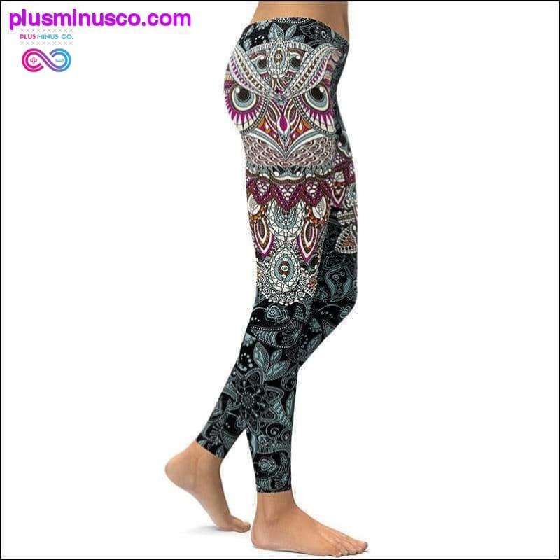 Дамски тесни клинове за йога с 3D печатна пейсли мозайка - plusminusco.com