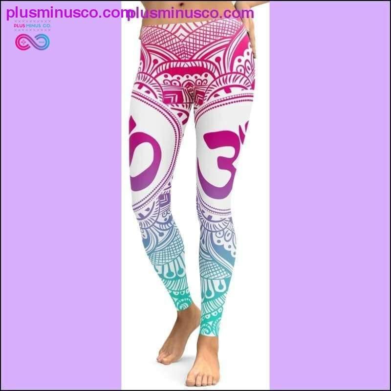 3D printed Paisley Mosaic women's yoga Skinny leggings - plusminusco.com