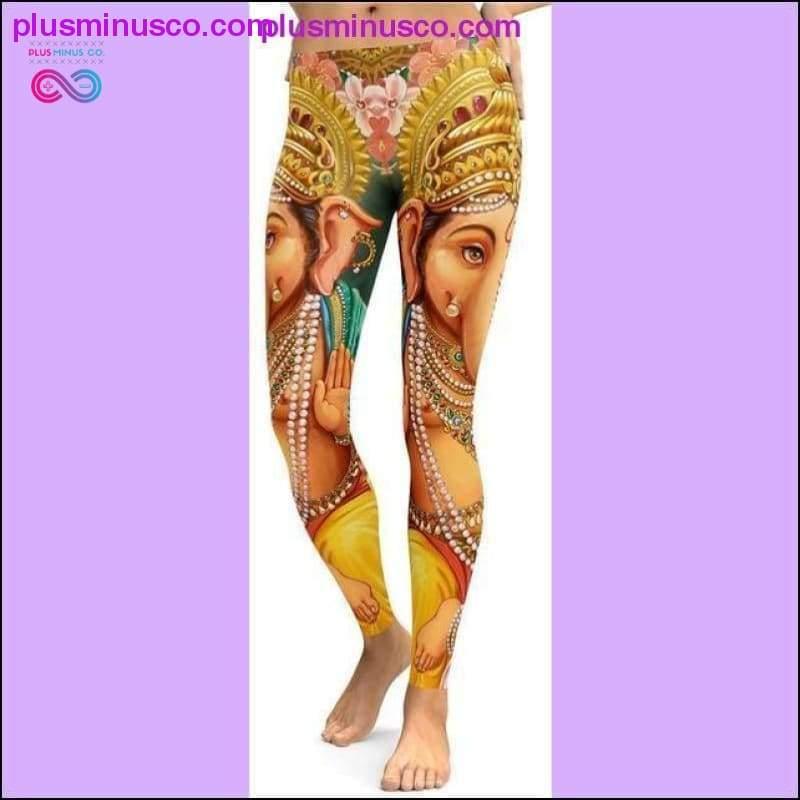 Leggings skinny da yoga da donna in mosaico Paisley stampati in 3D - plusminusco.com