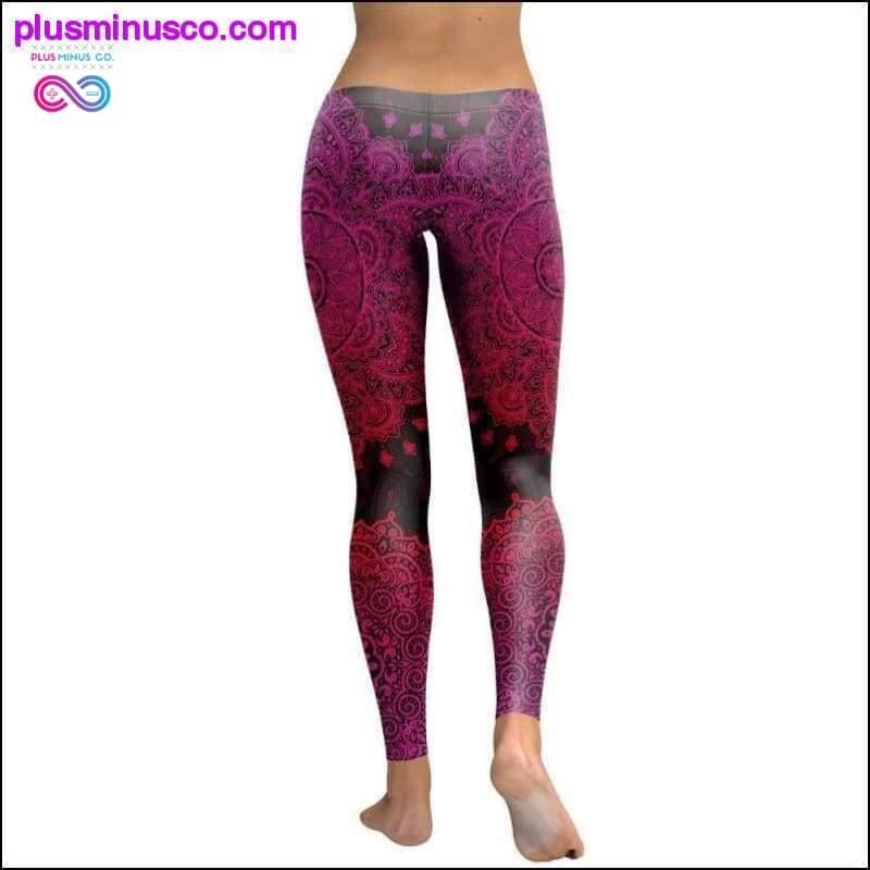 3D nyomtatott Paisley Mosaic női jóga Skinny leggings - plusminusco.com