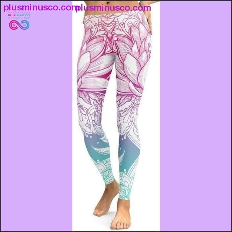 3D-printade Paisley Mosaic yoga för kvinnor Skinny leggings - plusminusco.com