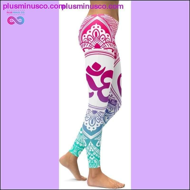 3D baskılı Paisley Mosaic kadın yogası Skinny tayt - plusminusco.com