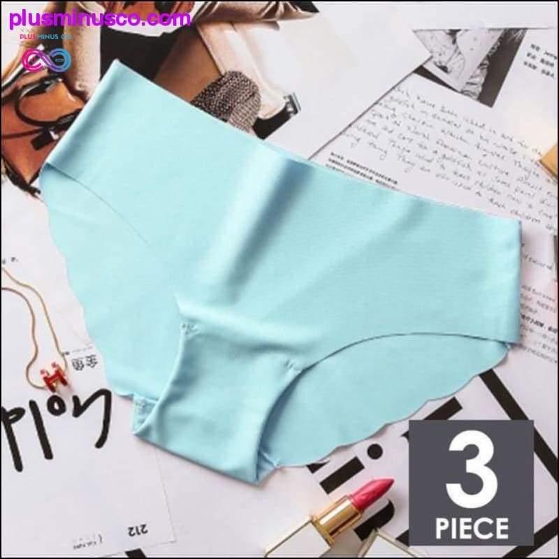 3pcs/lot Sexy Panties For Women Briefs Set Seamless Lingerie - plusminusco.com
