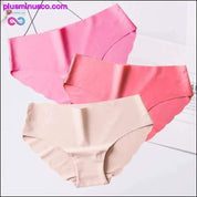3pcs/lot Sexy Panties For Women Briefs Set Seamless Lingerie - plusminusco.com
