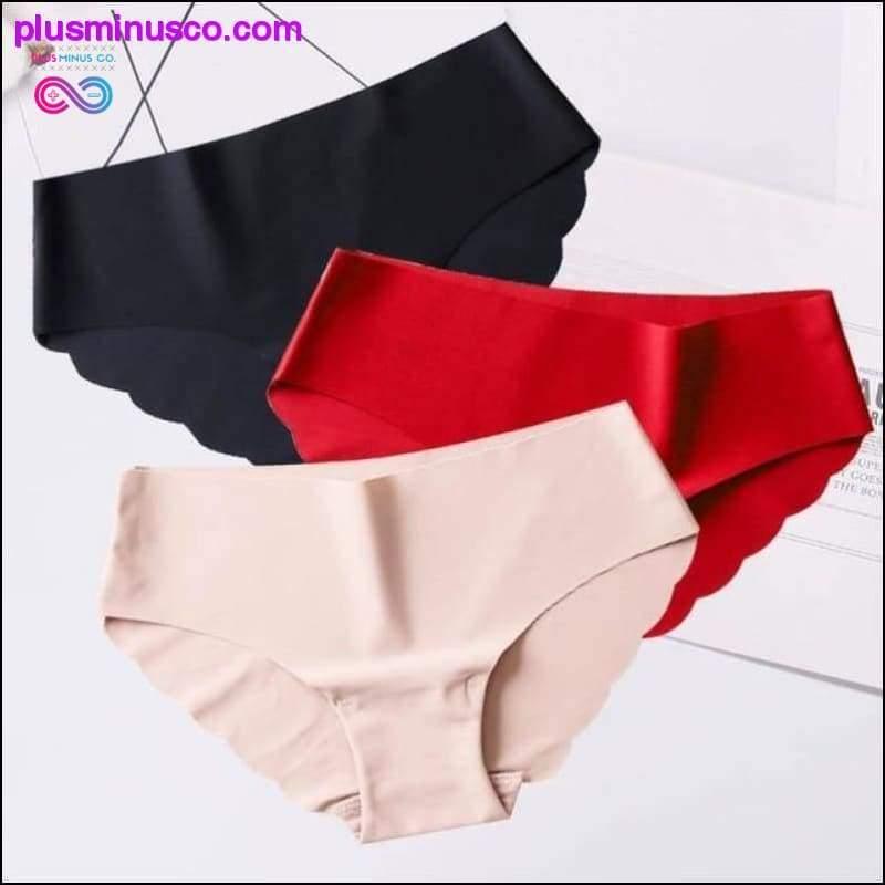 3pcs/lot Sexy Panties For Women Briefs Set Seamless Lingerie - plusminusco.com