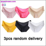 3pcs/lot Sexy Panties For Women Briefs Set Seamless Lingerie - plusminusco.com