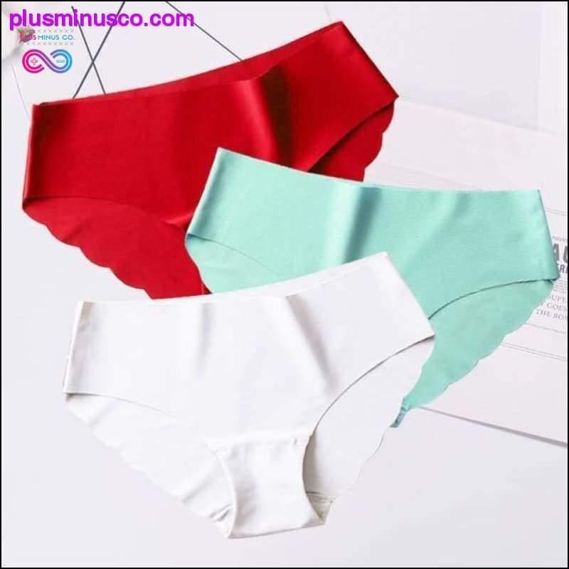 3pcs/lot Sexy Panties For Women Briefs Set Seamless Lingerie - plusminusco.com